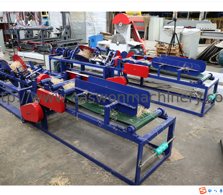 Wood Wool Rope Machine with Easy to Operate 10-30MM Rope Size 450M/H Capacity